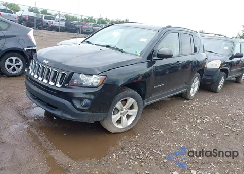 2015 Jeep Compass Sport из США, поврежденный, VIN 1C4NJDBB1FD324245